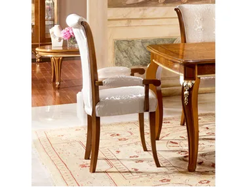 DIAMANTE - Upholstered fabric chair with armrests by Barnini Oseo - view 2